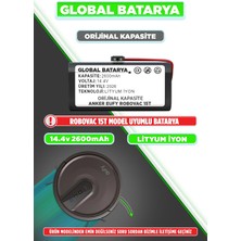 Global Batarya Anker Eufy Robovac 15T Akıllı Robot Süpürge Bataryası 14.4V 2600mAh Pil (Orijinal kapasite)