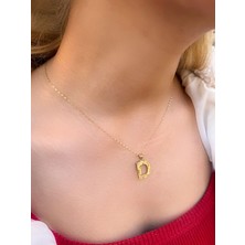 Uzundağ Kuyumculuk 14 Ayar Füzyon D Harfli Kolye