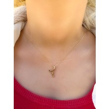 Uzundağ Kuyumculuk 14 Ayar Füzyon Y Harfli Kolye