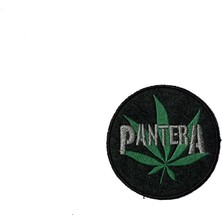 Zepplin Giyim Pantera Marijuana Patch Yama Nakış