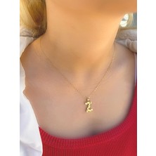 Uzundağ Kuyumculuk 14 Ayar Füzyon Z Harfli Kolye