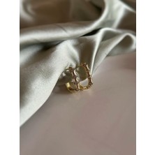 Aurah Sarmal Taşlı Küpe