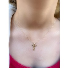 Uzundağ Kuyumculuk 14 Ayar Füzyon T Harfli Kolye