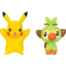 Pokemon Battle 2'li Figür Seti PKW4075 - Pikachu ve Grookey