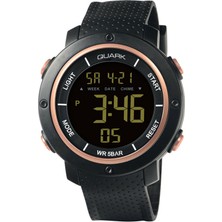 Quark QU-353GH-5 Dijital Kronometreli Takvimli Alarmlı Işıklı Erkek Kol Saati