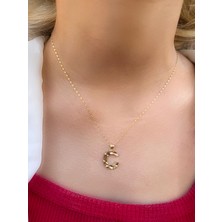 Uzundağ Kuyumculuk 14 Ayar Füzyon C Harfli Kolye