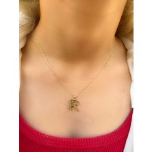 Uzundağ Kuyumculuk 14 Ayar Füzyon R Harfli Kolye