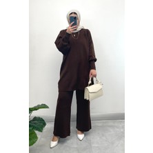 Nisum Moda Balon Kol Triko Takım