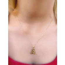 Uzundağ Kuyumculuk 14 Ayar Füzyon A Harfli Kolye