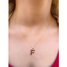 Uzundağ Kuyumculuk 14 Ayar Füzyon F Harfli Kolye