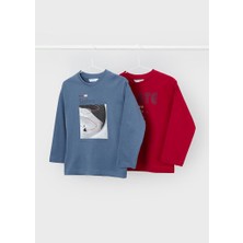 Mayoral Uzun Kollu 2'li Erkek Çocuk T-Shirt 4091