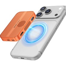 Acasis EC1401 - 6 In 1 iPhone 15/16/17 Serisi Uyumlu, 4K@60Hz Hdmı, 2230/2280 M.2 SSD Uyumlu, Manyetik Magsafe Özellikli, Sd/tf Card, 100W Pd, 10GBPS Type-C Alüminyum Disk Kutusu (Kozmik Turuncu)