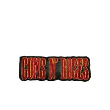 Zepplin Giyim Guns N Roses Red Text Patch Yama Nakış