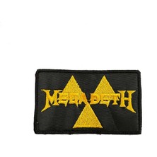 Zepplin Giyim Megadeth Nuclear Radioactive Patch Yama Nakış