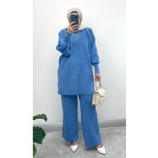 Nisum Moda Balon Kol Triko Takım