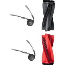 Ropalde Roborock Qrevo Curvx Robot Süpürge Uyumlu Ana Fırça Seti, Yan Fırça - 4'lü Yedek Parça Seti