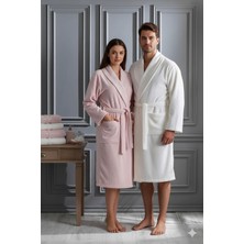 Özdilek Dory Aile Bornoz Seti Pudra-Krem