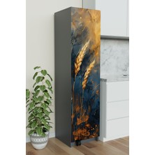 Hediyeler Kapında "zelvin" Golden Field Tek Kapakli Raflı Kiler Dolabı Banyo Dolabı Mutfak Dolabı Çok Amaçlı Dolap