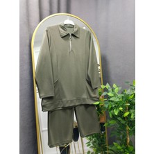 Nisa Butik Giyim Yaka Femuarlı Takım