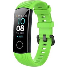 Mi7a Honor Band 4 / Band 5 Akıllı Saat Uyumlu Sportif Çizgili Silikon Kordon/kayış