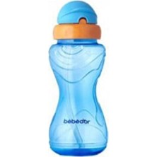 Bebedor Sportif Pipetli Bardak 330 ml Mavi Renkli Ergonomik Tasarım ile Bebek Sağlığına Uygun