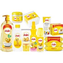 Dalin Bebek Bakım Seti 10 Parça Renkli Ürünler Hassas Ciltler İçin Özel Formül