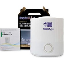 Respirox Ultrasonik Oda Nemlendirici 2.5 Litre Kapasite Ultra Sessiz Özellikli Beyaz