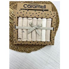 Caramell Unisex Uçan Balon Desenli 7'li Bebek Ağız Mendili Organik Pamuk Özellik
