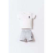 U.s. Polo Assn. Erkek Bebek Beyaz Şort Takım