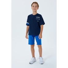 U.s. Polo Assn. Erkek Çocuk Lacivert Bermuda Takım