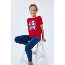 U.s. Polo Assn. Erkek Çocuk Kırmızı Pijama Takım