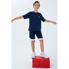 U.s. Polo Assn. Erkek Çocuk Lacivert Bermuda Takım