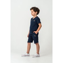 U.s. Polo Assn. Erkek Çocuk Lacivert Bermuda Takım