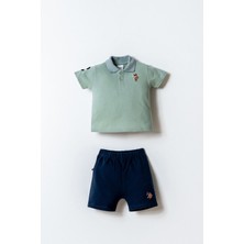 U.s. Polo Assn. Erkek Bebek Yeşil Şort Takım