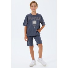 Rolypoly Erkek Çocuk Antrasit Bermuda Takım