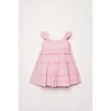 U.s. Polo Assn. Kız Bebek Pembe Elbise