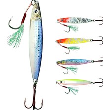 S.F. Jig Sardin 34GR - 5 Adet Jig Set- Levrek, Palamut, Lüfer, Çinekop, Turna Için En Iyi Jig Yemi