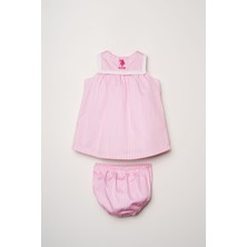 U.s. Polo Assn. Kız Bebek Pembe Elbise