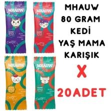 Mhauw Pouch Karışık Kedi Yaş Maması x 20 Adet