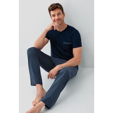 Arnetta Erkek Lacivert Pijama Takım