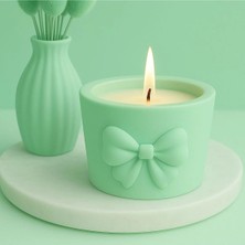 Japon Kiraz Çiçeği Kokulu Beton Mum - Ev Yapımı Dekoratif & Hediyelik Mum