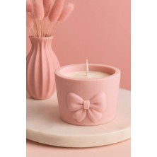 Japon Kiraz Çiçeği Kokulu Beton Mum - Ev Yapımı Dekoratif & Hediyelik Mum