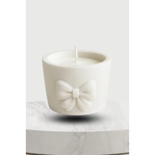 Japon Kiraz Çiçeği Kokulu Beton Mum - Ev Yapımı Dekoratif & Hediyelik Mum