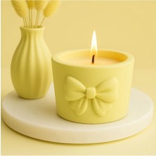 Japon Kiraz Çiçeği Kokulu Beton Mum - Ev Yapımı Dekoratif & Hediyelik Mum