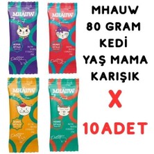 Mhauw Pouch Karışık Kedi Yaş Maması x 10 Adet
