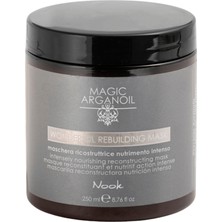 Nook Magic Arganoil Yıpranmış Saçlar İçin Havyar Shea Yağı ve Probiyotik İçerikli Onarıcı Maske 250ml