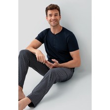 Arnetta Erkek Lacivert Pijama Takım