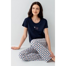 Arnetta Kadın Lacivert Pijama Takım