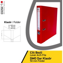 Laçin Dar Tip:D.M.O Klasörü 34 Cm Kırmızı