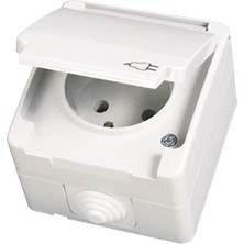 Günsan Elektrik Günsan GÜNSAN NEMLİYER KAPAKLI TOP. PRİZ